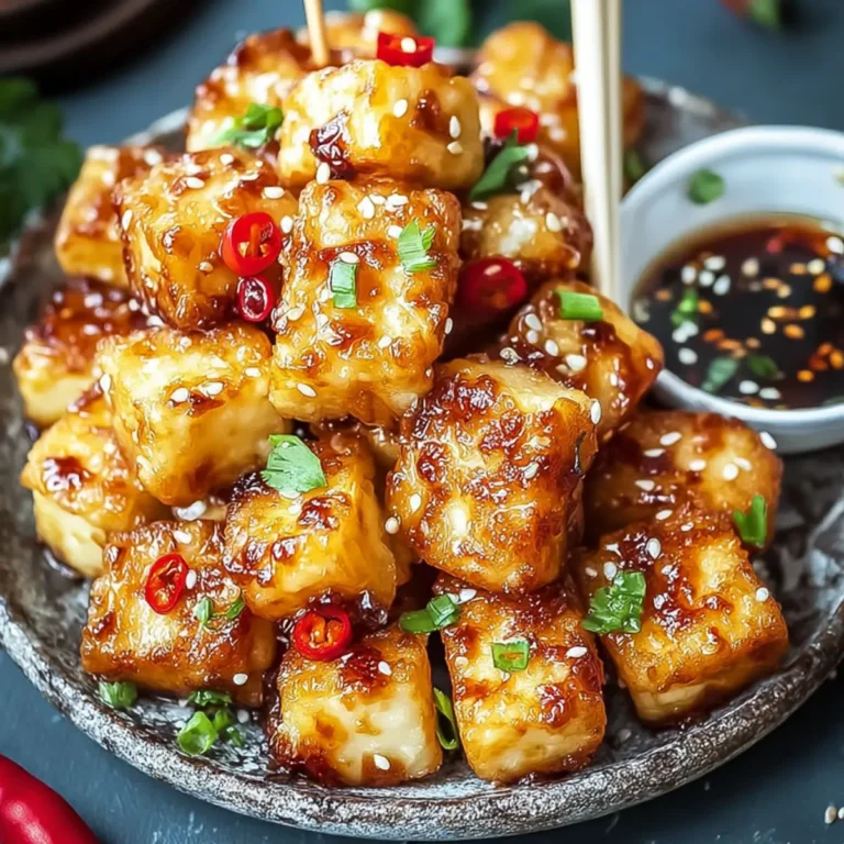 Knusprige Chili Honig Halloumi Häppchen