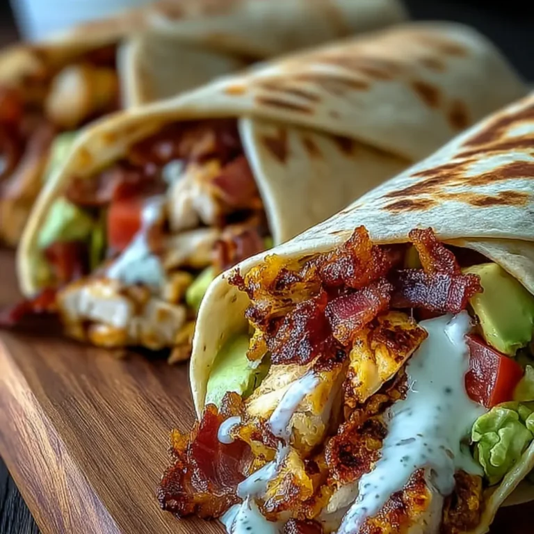 Knuspriger Hähnchen Bacon Wrap