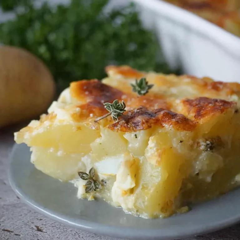 Kohlrabi Auflauf mit Kartoffeln
