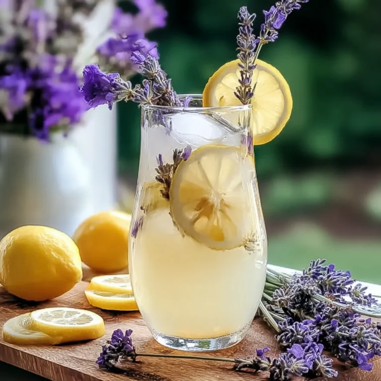 Kokosnuss Lavendel Limonade Mocktail