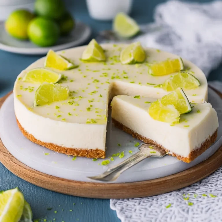 Limetten Cheesecake ohne Backen