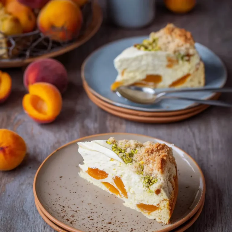 Marillenkuchen mit Topfen und Streusel