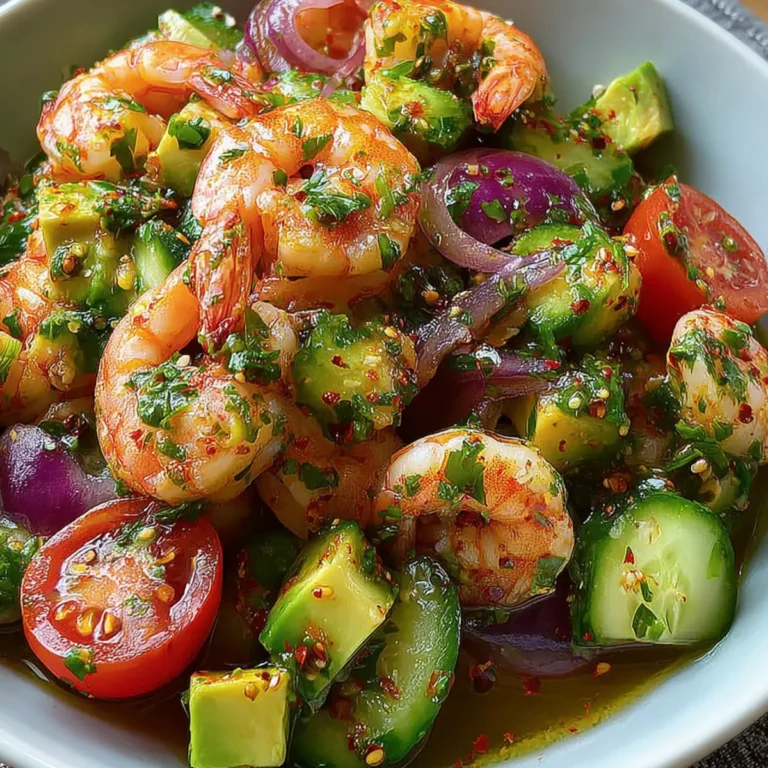 Mediterraner Garnelensalat
