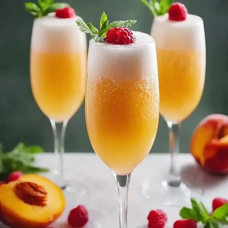 Pfirsich Bellini alkoholfrei