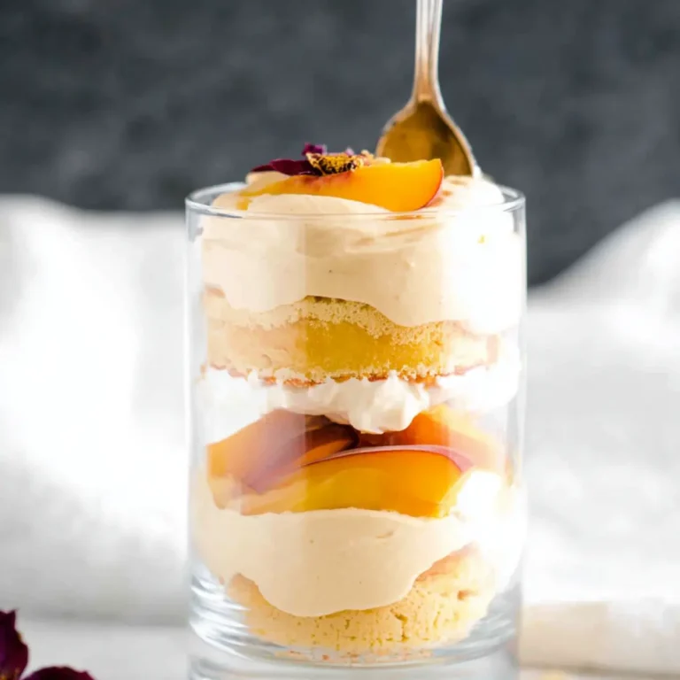 Pfirsich Mousse Trifle