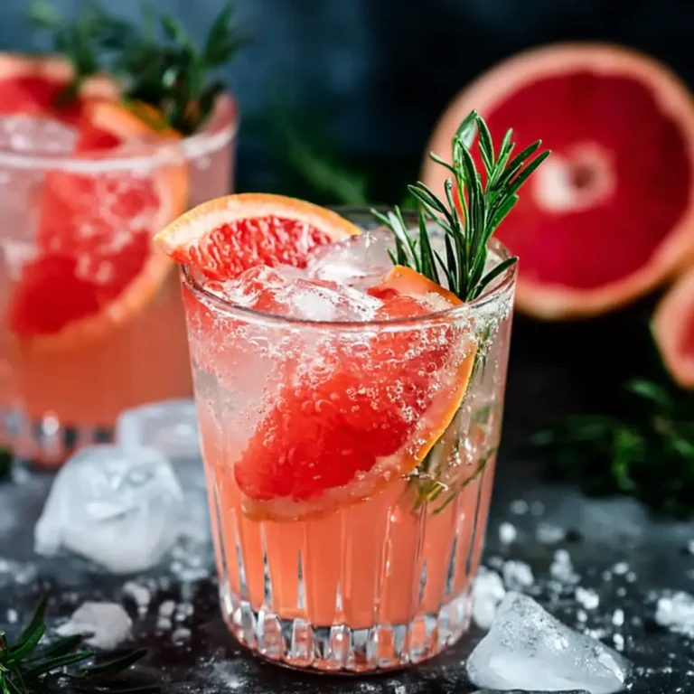 Pink Grapefruit Spritz mit Rosmarin und Aperol