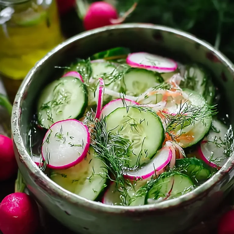 Radieschen Gurkensalat
