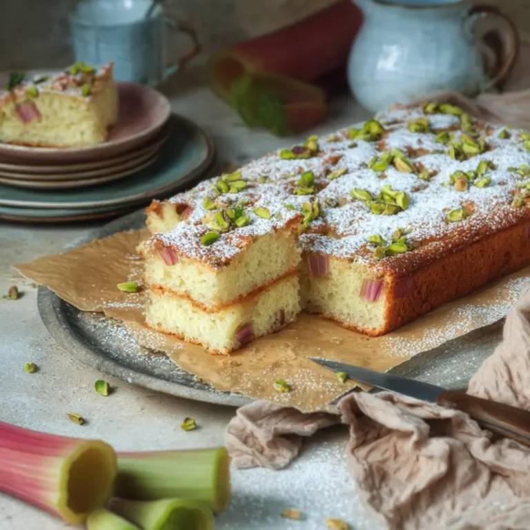 Rhabarber Joghurtkuchen