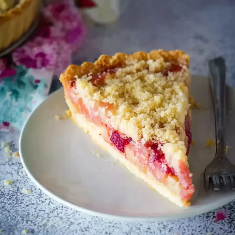 Rhabarber Tarte mit Streuseln