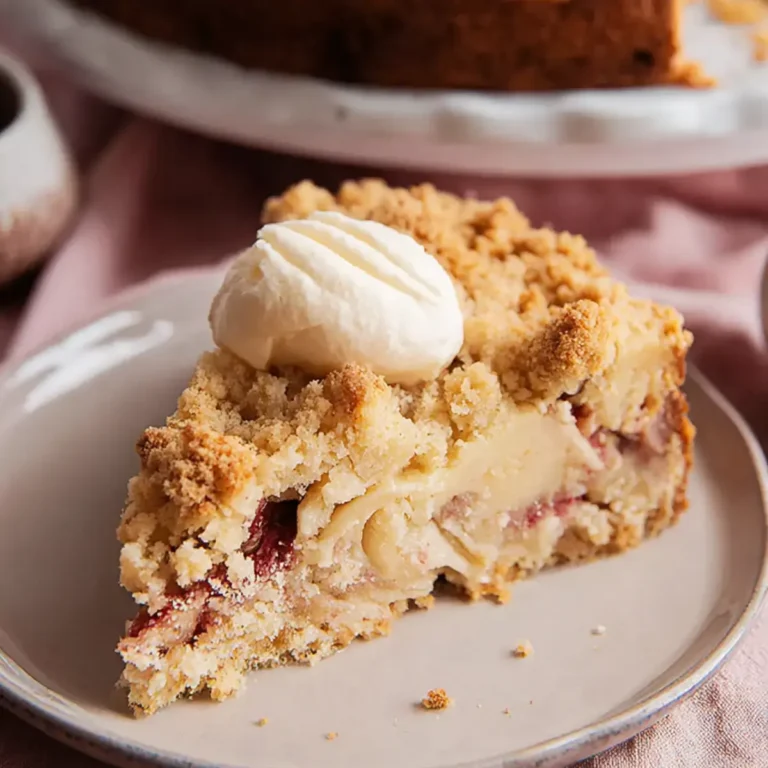 Rhabarberkuchen mit Streusel