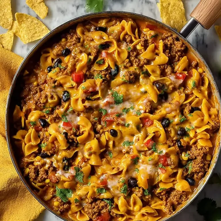 Scharfe Taco Pasta