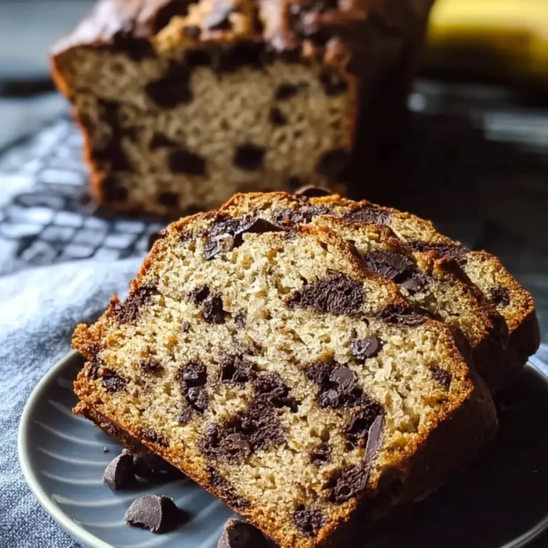 Schokoladenstückchen Bananenbrot