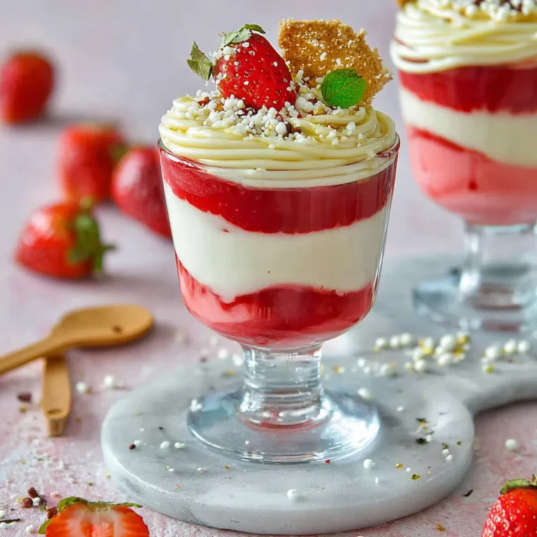 Spaghetti Eis Dessert
