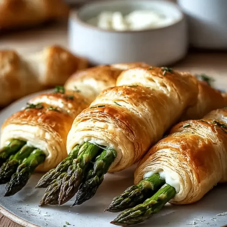 Spargel im Blätterteig