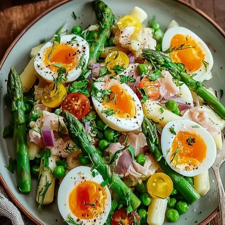 Spargelsalat mit Ei