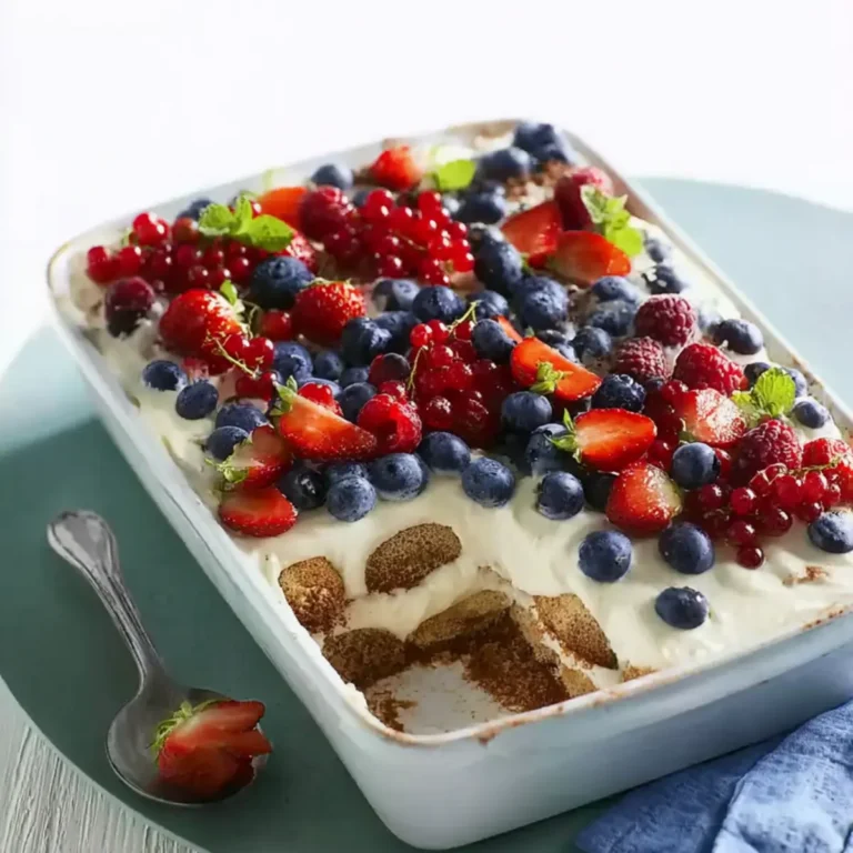 Tiramisu mit Sommerbeeren