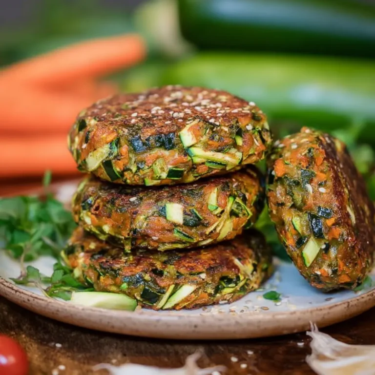 Vegane Zucchini Puffer
