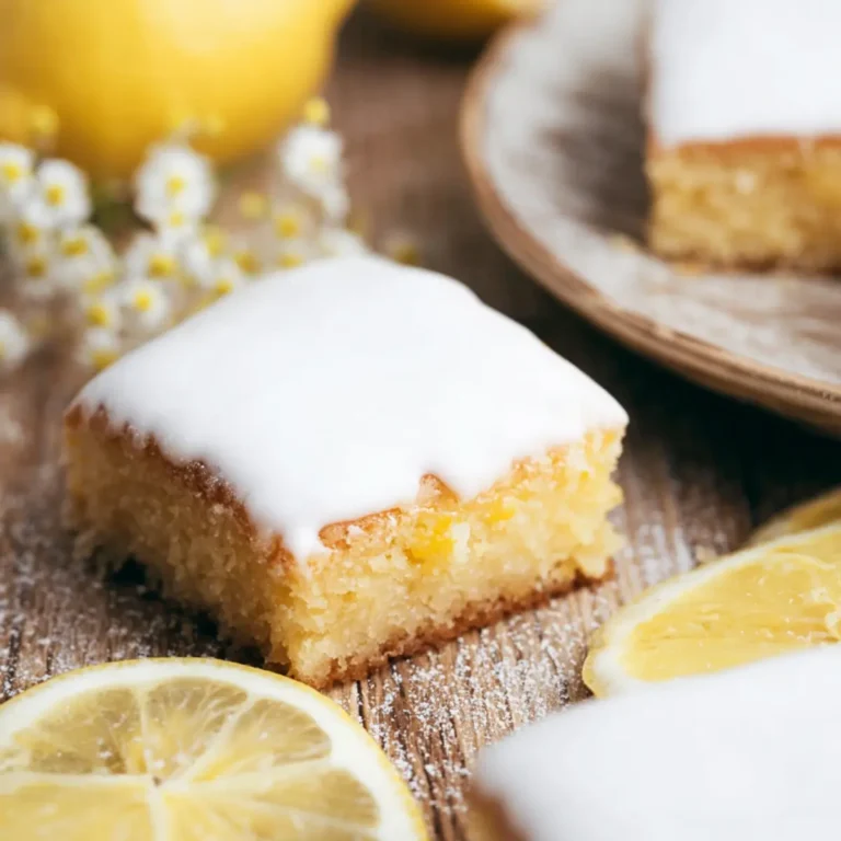 Veganer Zitronenblechkuchen