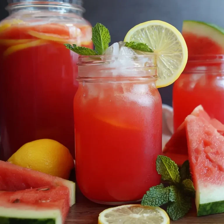Wassermelonen Minz Limonade
