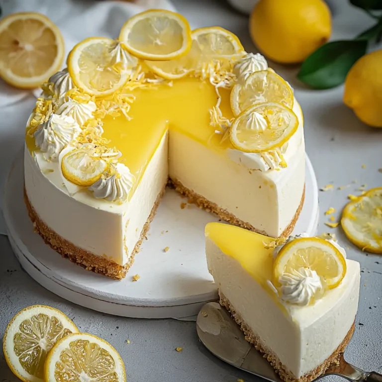 Zitronen Torte mit Joghurt