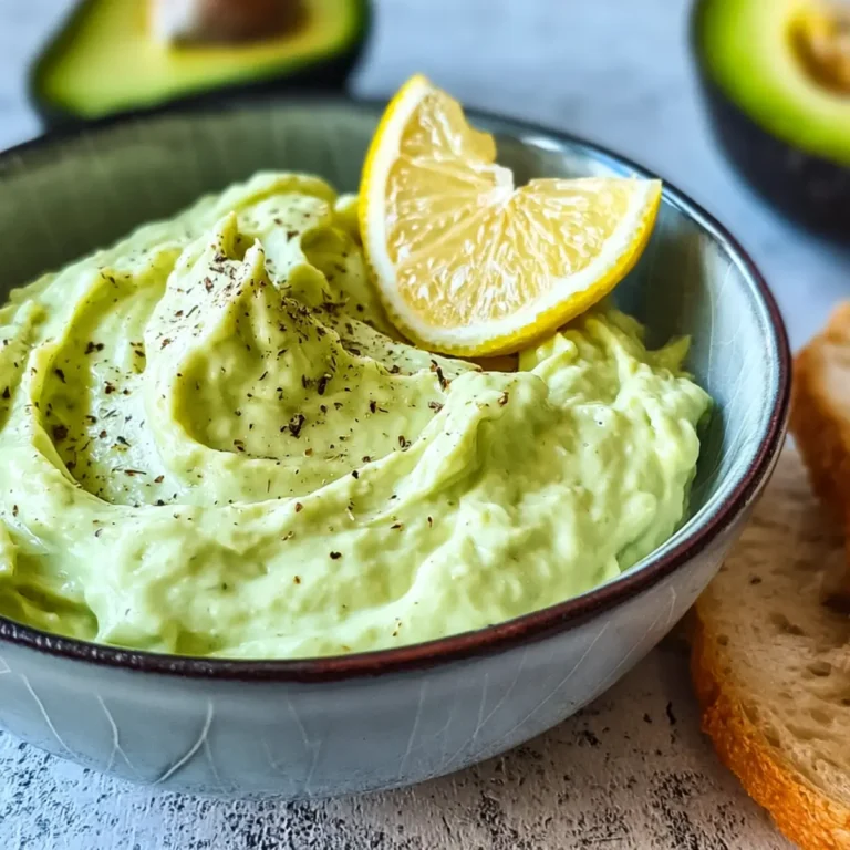 Avocadocreme mit Frischkäse