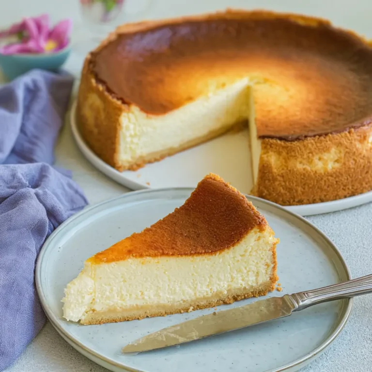 Deutscher Käsekuchen mit Quark und Mürbeteig