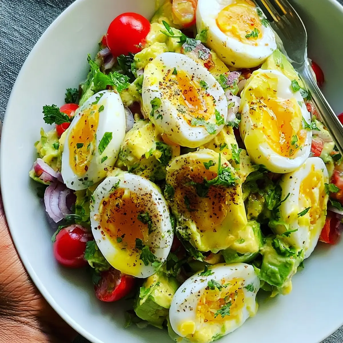 Ei Avocado Salat