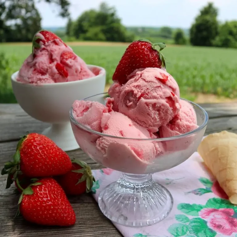 Erdbeer Joghurt Eis