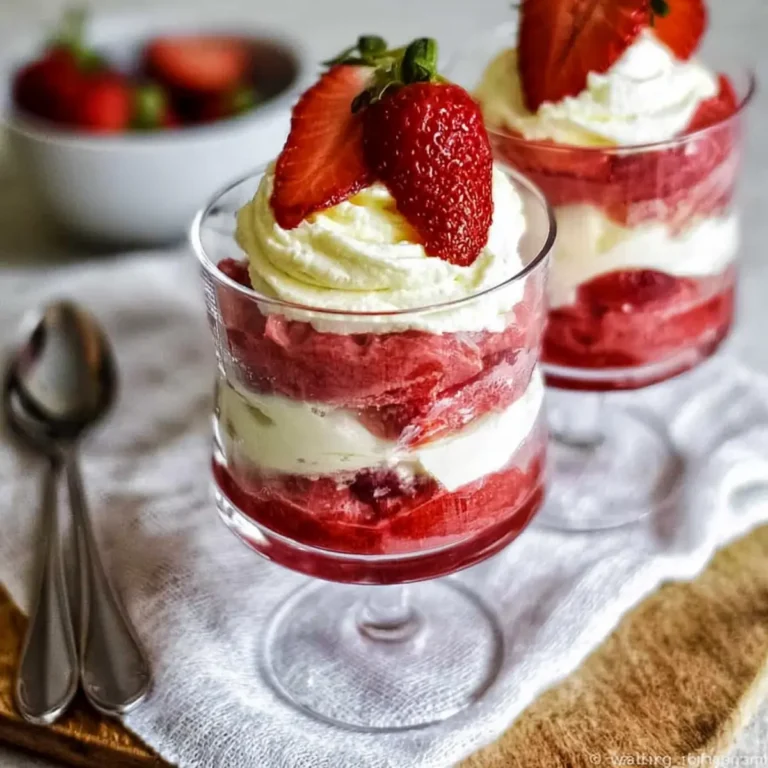 Erdbeer Zitronen Mascarpone Mousse
