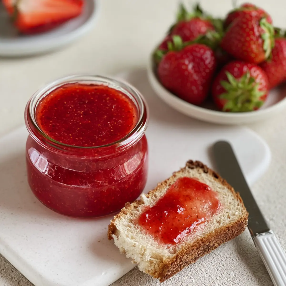 Erdbeermarmelade mit Vanille