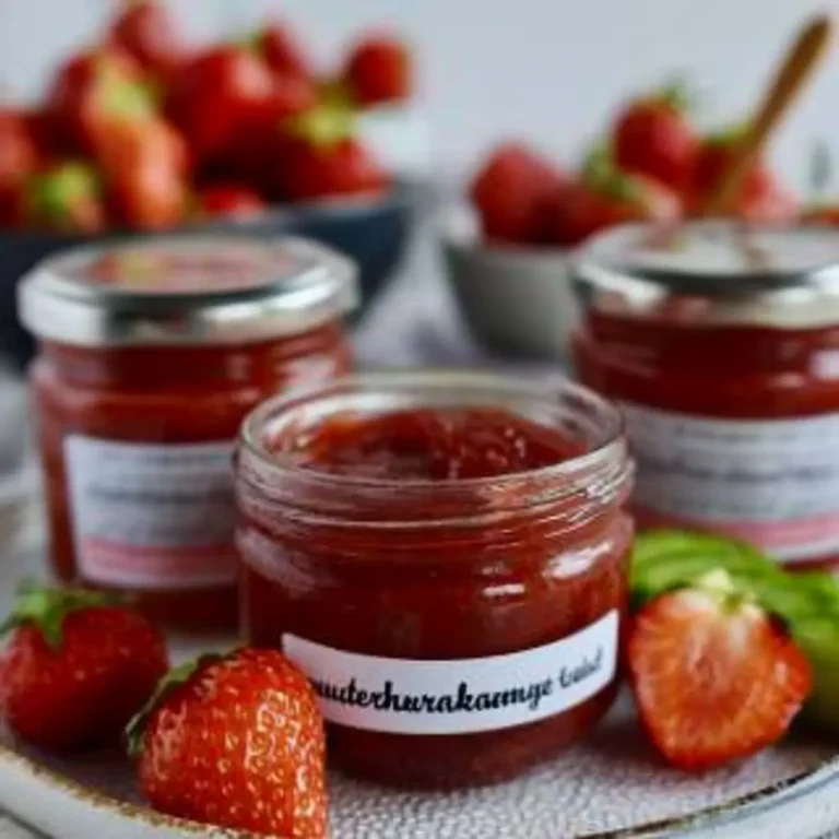 Erdbeermarmelade ohne Zucker