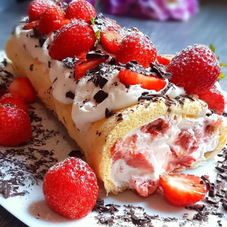 Großmutters Erdbeerrolle