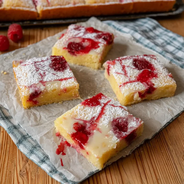 Himbeer Zitronenkuchen vom Blech
