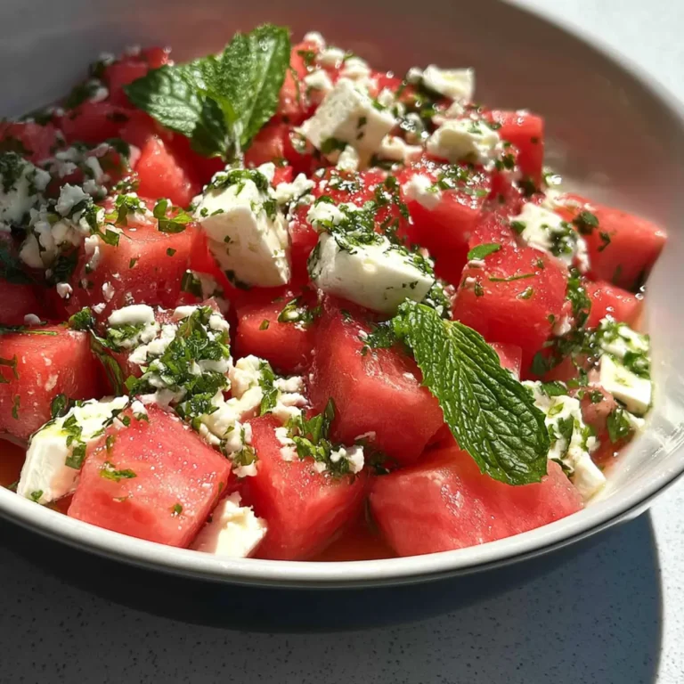 Melonen Feta Salat