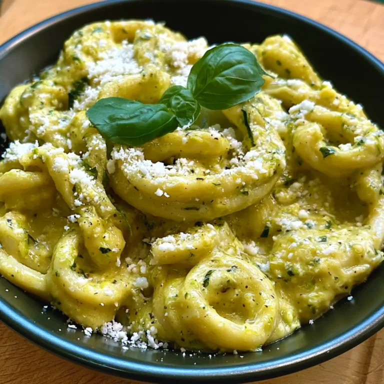 Pasta in Zucchini Sauce