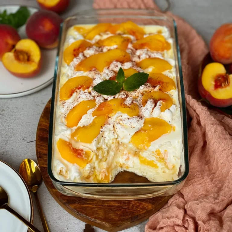 Pfirsich Tiramisu