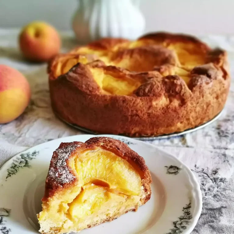 Pfirsichkuchen