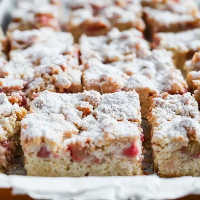 Rhabarber Blechkuchen