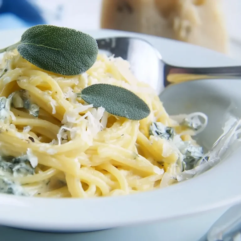 Spaghetti mit Salbei