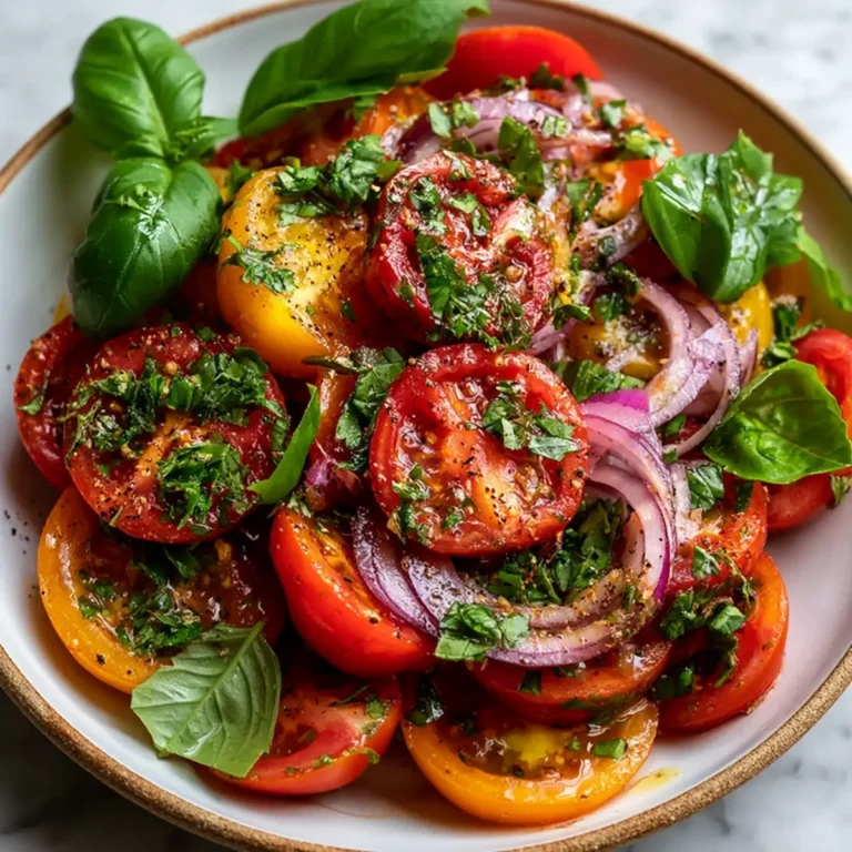 Basilikum Tomaten Salat