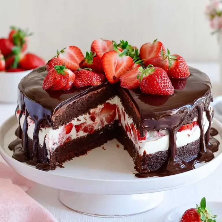 Erdbeer Schoko Torte