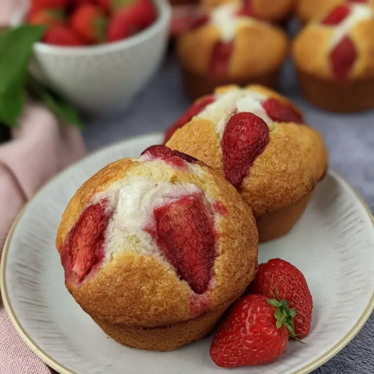 Erdbeermuffins mit Joghurt