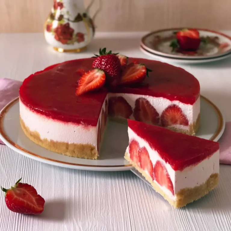 Erdbeertorte ohne Gelatine