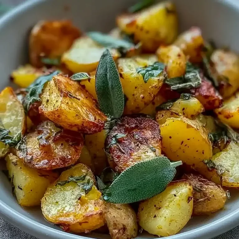 Knusprige Salbei Kartoffeln