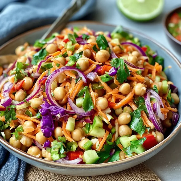 Knuspriger thailändischer Kichererbsensalat
