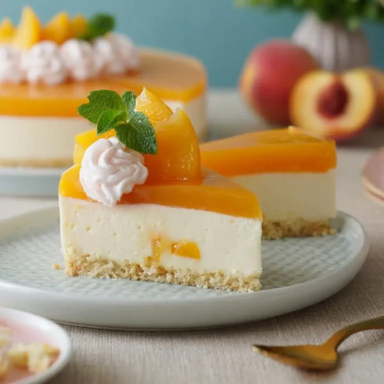 Pfirsich Maracuja Torte ohne Backen