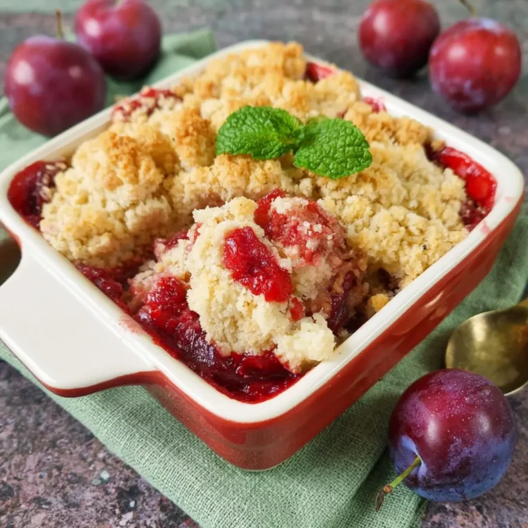 Pflaumen Crumble