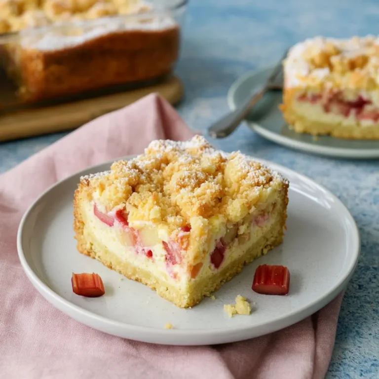 Rhabarber Quarkkuchen