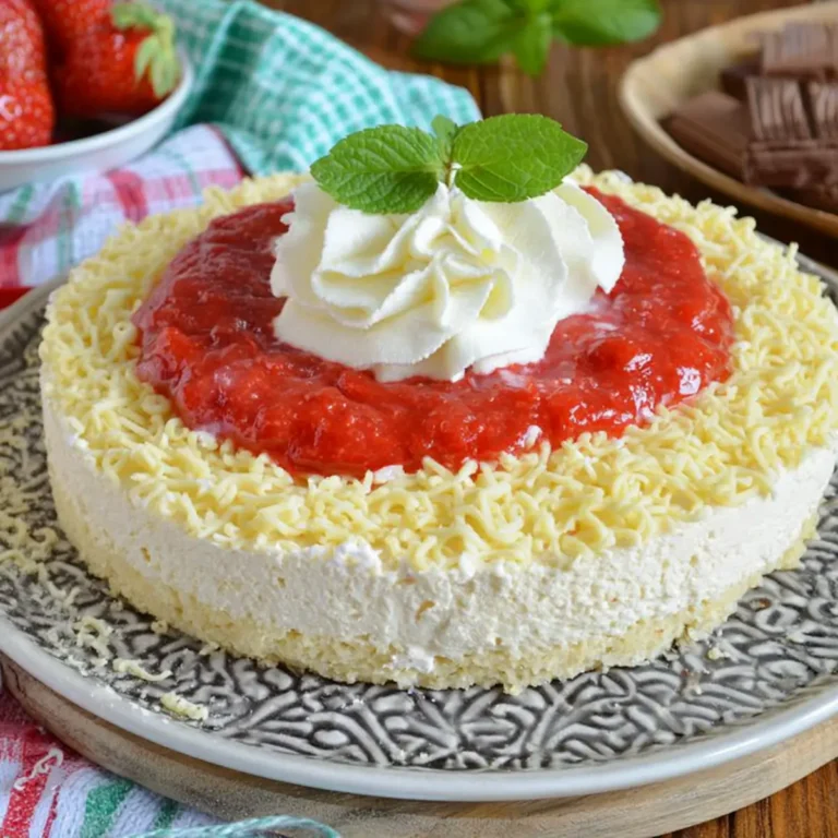 Spaghetti Eis Torte ohne Backen