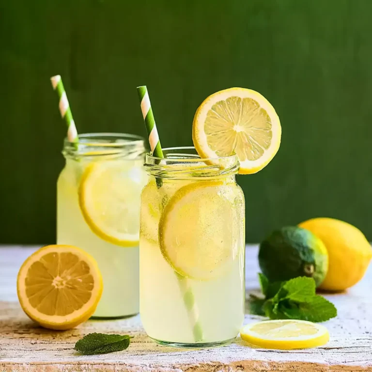Sprudelnde Limonade